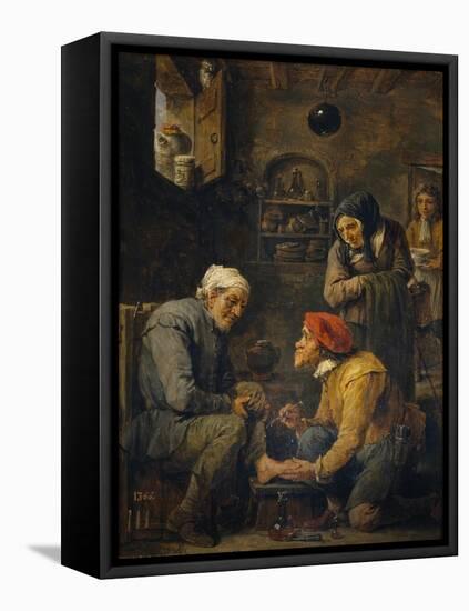 The Surgeon, 1630-1640-David Teniers the Younger-Framed Stretched Canvas