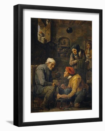 The Surgeon, 1630-1640-David Teniers the Younger-Framed Giclee Print