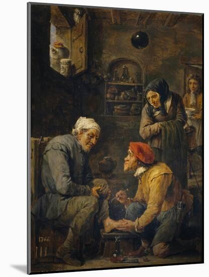 The Surgeon, 1630-1640-David Teniers the Younger-Mounted Giclee Print