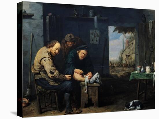 The Surgeon, 1638-David Ryckaert III-Stretched Canvas