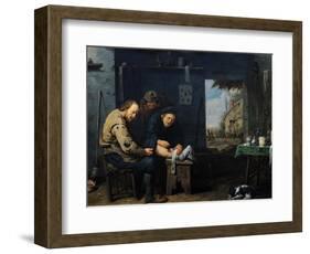 The Surgeon, 1638-David Ryckaert III-Framed Giclee Print