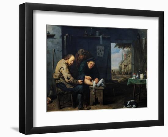 The Surgeon, 1638-David Ryckaert III-Framed Giclee Print