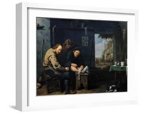 The Surgeon, 1638-David Ryckaert III-Framed Giclee Print