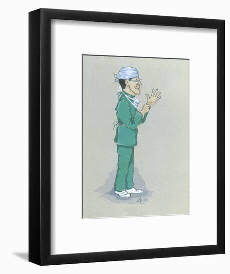 The Surgeon-Simon Dyer-Framed Premium Giclee Print
