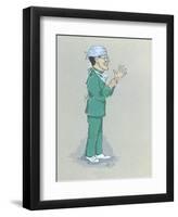 The Surgeon-Simon Dyer-Framed Premium Giclee Print