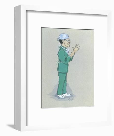 The Surgeon-Simon Dyer-Framed Premium Giclee Print