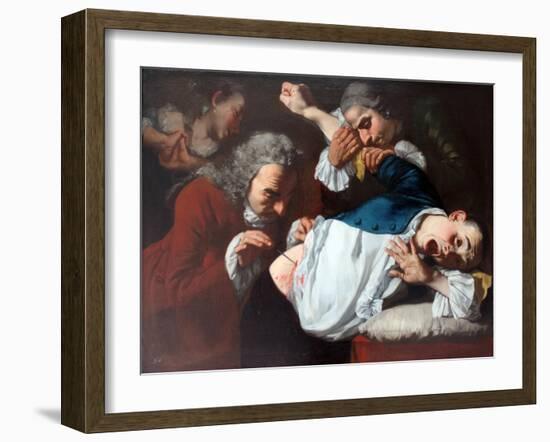 The Surgical Operation-Gaspare Traversi-Framed Art Print