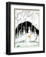 The Surprise - Child Life-R. J. Appel-Framed Premium Giclee Print