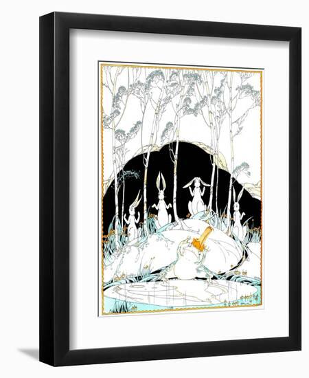 The Surprise - Child Life-R. J. Appel-Framed Premium Giclee Print