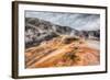 The Surreal Travertine Terrace-Vincent James-Framed Photographic Print