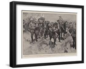 The Surrender at Paardeberg, Marshalling the Prisoners-Frank Craig-Framed Giclee Print