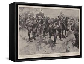 The Surrender at Paardeberg, Marshalling the Prisoners-Frank Craig-Framed Stretched Canvas