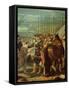 The Surrender of Breda, 1625, c.1635 (Detail)-Diego Velazquez-Framed Stretched Canvas