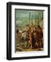 The Surrender of Breda, 1625, c.1635 (Detail)-Diego Velazquez-Framed Premium Giclee Print