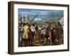 The Surrender of Breda, 1625, circa 1635-Diego Velazquez-Framed Giclee Print