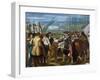 The Surrender of Breda, 1625, circa 1635-Diego Velazquez-Framed Giclee Print