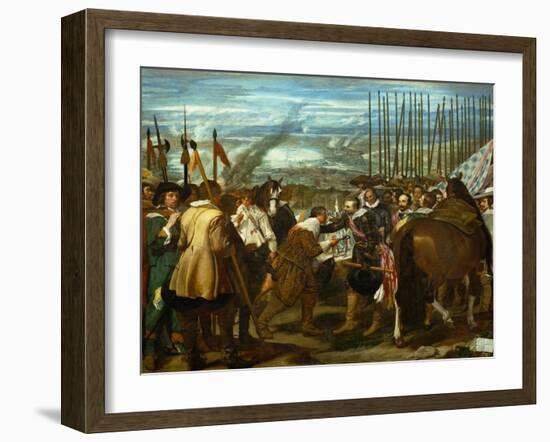 The Surrender of Breda, June 2, 1625, During the Dutch War of Independence-Diego Velazquez-Framed Giclee Print