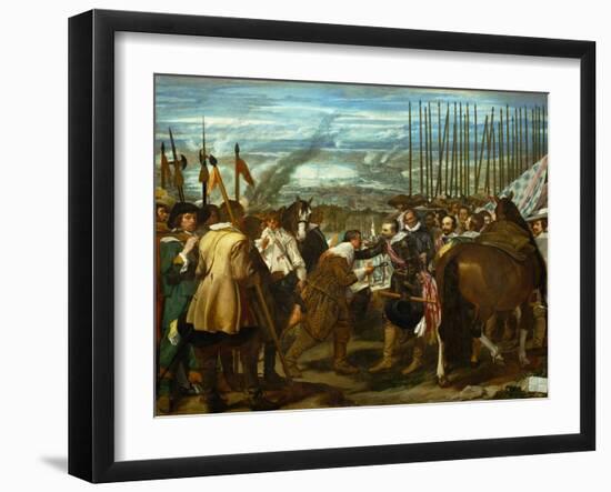 The Surrender of Breda, June 2, 1625, During the Dutch War of Independence-Diego Velazquez-Framed Giclee Print