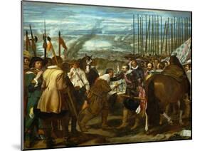 The Surrender of Breda, June 2, 1625, During the Dutch War of Independence-Diego Velazquez-Mounted Giclee Print