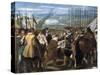 The Surrender of Breda (Las Lanza), 1635-Diego Velazquez-Stretched Canvas