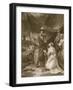 The Surrender of Calais, Engraved by A. Smith-Robert Smirke-Framed Giclee Print