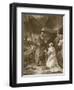 The Surrender of Calais, Engraved by A. Smith-Robert Smirke-Framed Premium Giclee Print