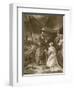 The Surrender of Calais, Engraved by A. Smith-Robert Smirke-Framed Premium Giclee Print