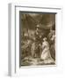 The Surrender of Calais, Engraved by A. Smith-Robert Smirke-Framed Giclee Print