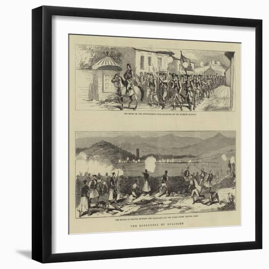 The Surrender of Dulcigno-null-Framed Giclee Print