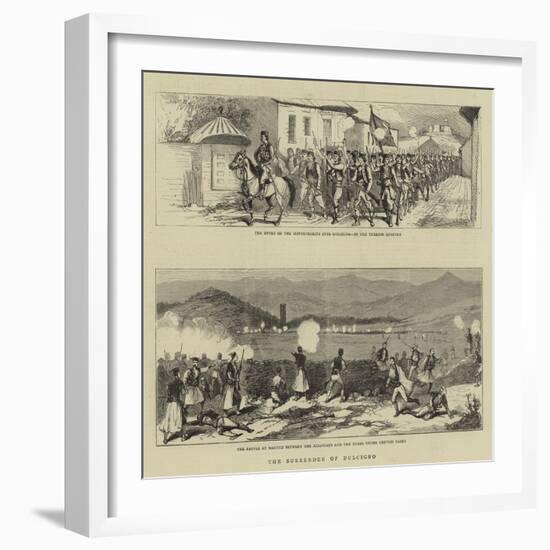 The Surrender of Dulcigno-null-Framed Giclee Print