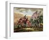 The Surrender of General John Burgoyne at the Battle of Saratoga, 7th October 1777-Fauvel-Framed Giclee Print