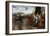 The Surrender of Granada in 1492, 1882-Francisco Pradilla Y Ortiz-Framed Giclee Print