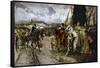 The Surrender of Granada in 1492-Francisco Pradilla Y Ortiz-Framed Stretched Canvas