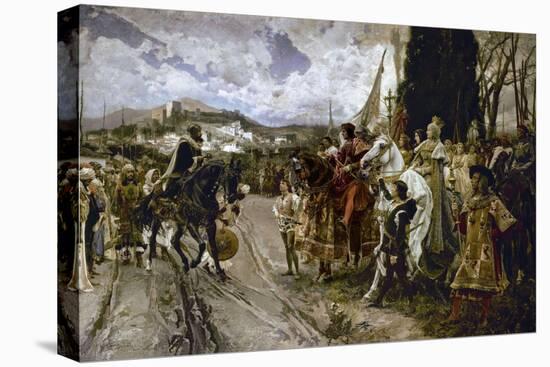 The Surrender of Granada in 1492-Francisco Pradilla Y Ortiz-Stretched Canvas