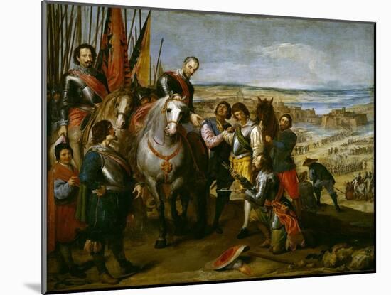 The Surrender of Jülich, 1634-5-Jusepe Or Jose Leonardo-Mounted Giclee Print