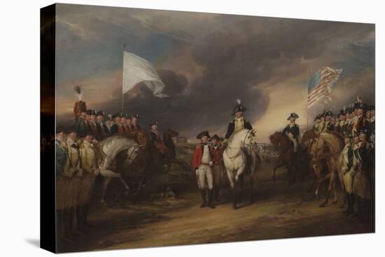 The Surrender of Lord Cornwallis at Yorktown, October 19, 1781, 1787-C.1828-John Trumbull-Stretched Canvas