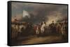 The Surrender of Lord Cornwallis at Yorktown, October 19, 1781, 1787-C.1828-John Trumbull-Framed Stretched Canvas