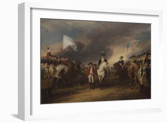 The Surrender of Lord Cornwallis at Yorktown, October 19, 1781, 1787-C.1828-John Trumbull-Framed Giclee Print