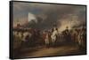 The Surrender of Lord Cornwallis at Yorktown, October 19, 1781, 1787-C.1828-John Trumbull-Framed Stretched Canvas