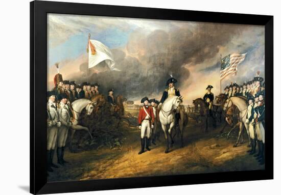 The Surrender of Lord Cornwallis Historical-null-Framed Art Print