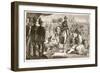 The Surrender of Moolraj, Illustration from 'Cassell's Illustrated History of England'-English School-Framed Giclee Print