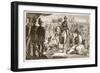 The Surrender of Moolraj, Illustration from 'Cassell's Illustrated History of England'-English School-Framed Giclee Print