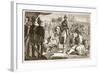 The Surrender of Moolraj, Illustration from 'Cassell's Illustrated History of England'-English School-Framed Giclee Print