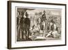 The Surrender of Moolraj, Illustration from 'Cassell's Illustrated History of England'-English School-Framed Giclee Print