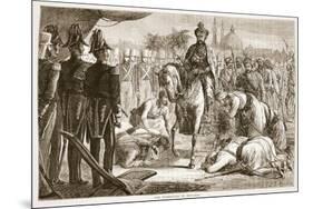 The Surrender of Moolraj, Illustration from 'Cassell's Illustrated History of England'-English School-Mounted Giclee Print