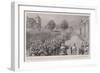 The Surrender of Santiago, Hoisting the United States Flag on the Governor's Palace-John Charlton-Framed Giclee Print