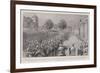 The Surrender of Santiago, Hoisting the United States Flag on the Governor's Palace-John Charlton-Framed Giclee Print