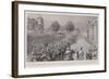 The Surrender of Santiago, Hoisting the United States Flag on the Governor's Palace-John Charlton-Framed Giclee Print