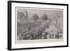 The Surrender of Santiago, Hoisting the United States Flag on the Governor's Palace-John Charlton-Framed Giclee Print