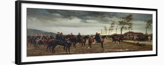 The Surrender of the French Army at Metz, Ubergabe Von Metz, 1876-Conrad Freyberg-Framed Giclee Print